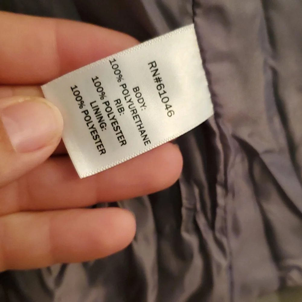 Grey Faux Leather Jacket - Picture 7 of 8